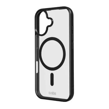 SBS Θήκη Apple iPhone 17 Διαφανές Μαύρο Συμβατή με MagSafe TEMAGCOLIP1763K