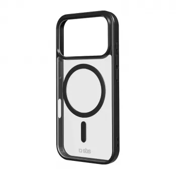 SBS Θήκη Apple iPhone 17 Pro Διαφανές Μαύρο Συμβατή με MagSafe TEMAGCOLIP1763PK
