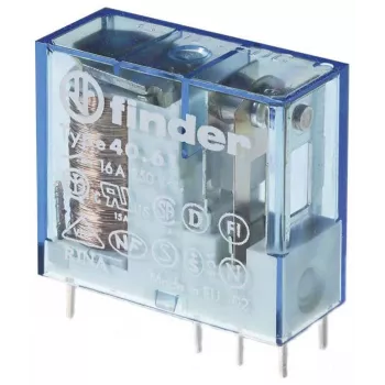 Finder 40.61.7.012.1000 Ρελέ ισχύος 12 V DC 16 A SPDT Ρελέ βύσματος