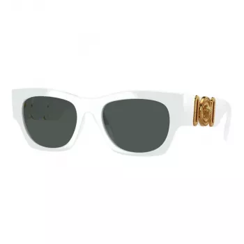 Versace VE4479U31487 Γυναικεία γυαλιά ηλίου Cat-Eye, μαύρος σκελετός, γκρι φακοί, 52mm