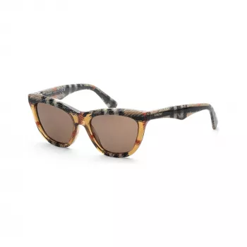 Burberry BE4435F414673 Γυναικεία γυαλιά ηλίου, σκούρο καφέ Havanna σκελετός, καφέ Gradient φακοί, 53/18/140 mm