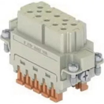 ILME CSAHF10 Υποδοχή θηλυκή ένθετο 10P+PE Ασημί SQUICH 16A 250V Μέγεθος 49.16