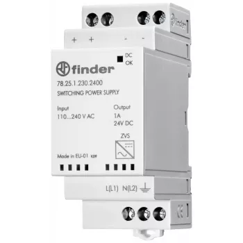 Finder 78.25.1.230.2400 Τροφοδοτικό ράγας DIN 24 V DC 1 A 25 W