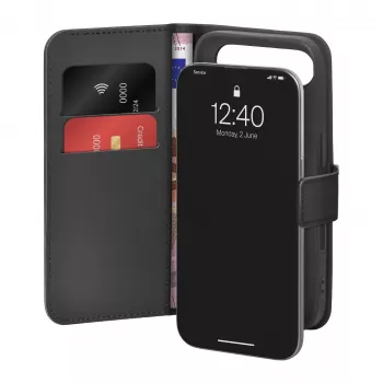 PURO Flip Θήκη για Apple iPhone 17 Air PUIPC1766BOOKC8BLK Μαύρο