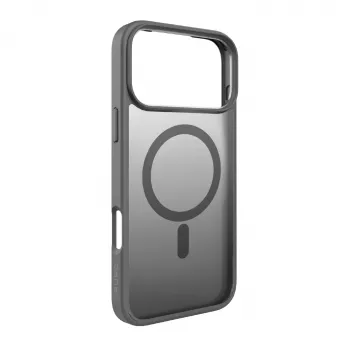 PURO Θήκη πλάτης για Apple iPhone 17 Pro Max, γκρι TPU, συμβατή με MagSafe