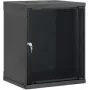 Intellinet 19 ιντσών Επιτοίχιο ράφι, Basic Line, 12U, βάθος 400 mm, Μαύρο RAL 9005 (716697)