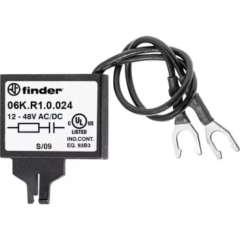 Finder RC-Μονάδα φίλτρου 06K.R1.0.024 για πηνία ρελέ 24V AC/DC