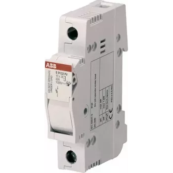 ABB STOTZ-KONTAKT E91/32PV Διακόπτης απομόνωσης ασφάλειας, 2-πολικός, 32 A, 1000 V DC, gPV κυλινδρική 10x38 mm, ράγα DIN 2CSM204713R1801