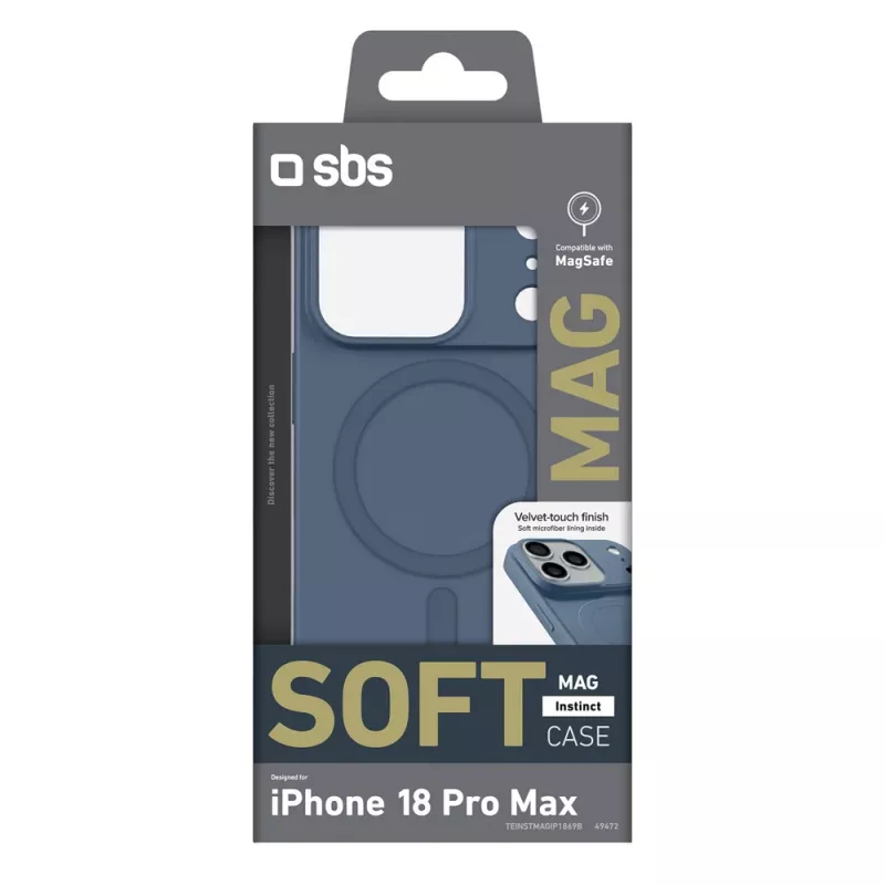 SBS Instinct Mag Θήκη για iPhone 18 Pro Max / 17 Pro Max, συμβατή με MagSafe, Μπλε