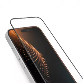 SBS Mobile Γυαλί προστασίας οθόνης για Apple iPhone 16 / iPhone 15 / iPhone 15 Pro - σκληρότητα 9H, ανθεκτικό σε γρατσουνιές, oleophobic, χωρίς φυσαλίδες, συσκευασία 1 τεμ. TED3OSCRGLIP1661