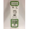 Evergreen Προφίλ πολυστυρενίου L 350 x 4 x 4 mm, 3 τεμ., λευκό
