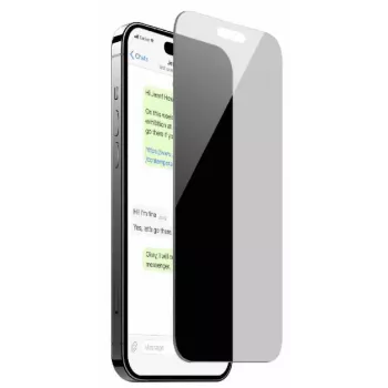 SBS Mobile Privacy Panzerglas Μεμβράνη προστασίας οθόνης για iPhone 15 και iPhone 16 με πλαϊνή προστασία PUSDGPRIPHONE1661