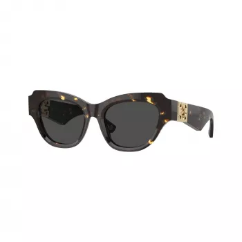 Burberry BE4423F411187 Γυναικεία γυαλιά ηλίου, τετράγωνα, μαύρο σκελετό, γκρι φακοί, 52mm