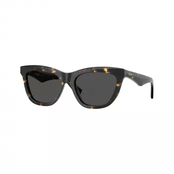 Burberry BE4435F412187 Γυναικεία γωνιακά γυαλιά ηλίου, Havana/Σκούρο γκρι, 53mm