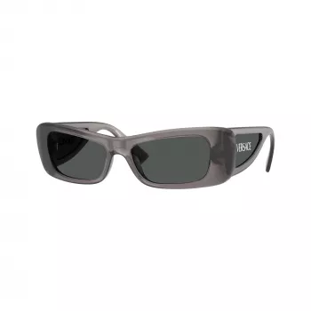 Versace Γυναικεία VE4481-550287 Γυαλιά ηλίου Cat-Eye, διαφανές γκρι σκελετό, σκούρα γκρι φακοί, 54mm