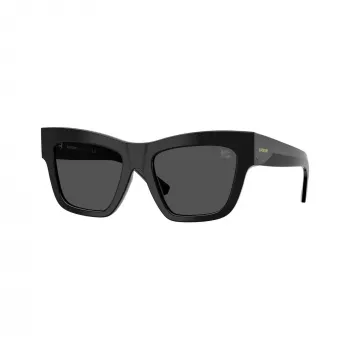 Burberry BE4449F300187 Γυναικεία γυαλιά ηλίου Cat-Eye, μαύρο σκελετό, γκρι φακοί, 53/19/140 mm