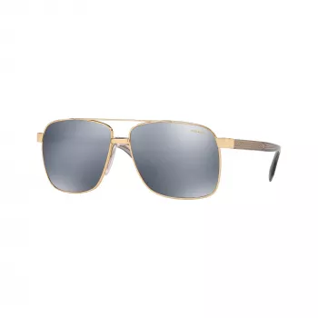 Versace VE2174-1002Z3 Ανδρικά γυαλιά ηλίου pilot, μαύρος σκελετός, γκρι καθρέφτη φακοί, 59/13/145 mm