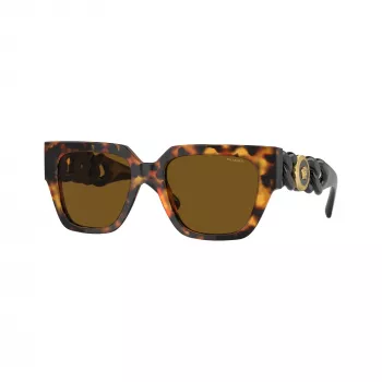 Versace VE4409-511983 Γυναικεία γυαλιά ηλίου cat-eye, σκελετός Havana, σκούροι γκρι φακοί gradient, 54mm