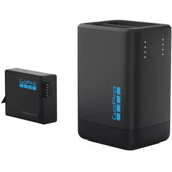 GoPro Διπλός φορτιστής + μπαταρία Enduro (AGDBD-001-EU)