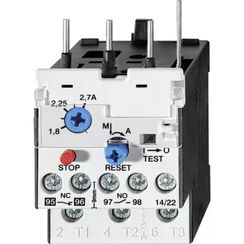 Ρελέ προστασίας κινητήρα 690 V AC 1 NO + 1 NC ράγα DIN Finder 6K.T1.0.000.1827