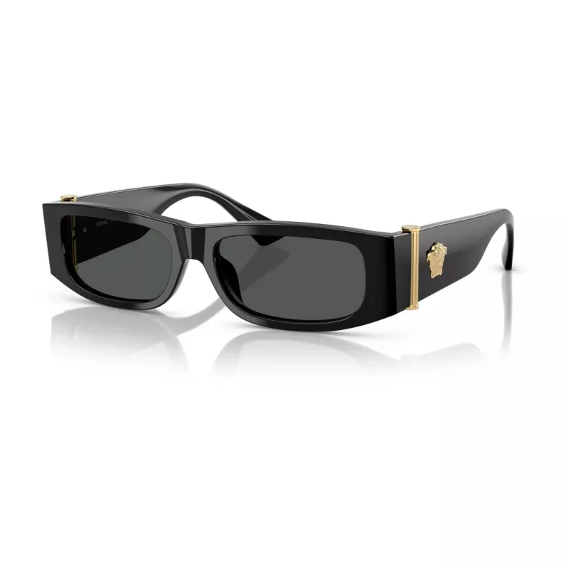 Versace Unisex γυαλιά ηλίου VE4476UGB187 54mm Μαύρο/Γκρι