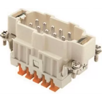 ILME CSHM10 Ένθετο αρσενικών επαφών 10P+PE Ασημί SQUICH 16A 500V Μέγεθος 57.27