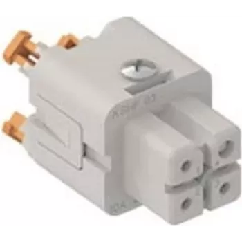 ILME CKSHF03 Ένθετο θηλυκών επαφών 3P+PE Ασημί SQUICH 10A 400V