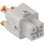 ILME CKSHF03 Ένθετο θηλυκών επαφών 3P+PE Ασημί SQUICH 10A 400V