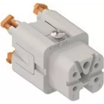 ILME CKSHF04 Ένθετο θηλυκών επαφών 4P+PE Ασημί SQUICH 10A 400V Μέγεθος 21.21