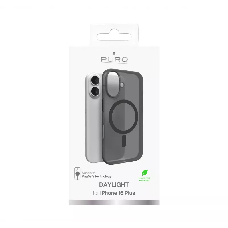 SBS Mobile θήκη για Apple iPhone 16 μαύρη συμβατή με MagSafe PUIPC1661DAYLBLK