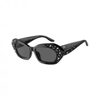 Giorgio Armani Γυναικεία AR8213BU5001B Ορθογώνια Μαύρα Γυαλιά Ηλίου