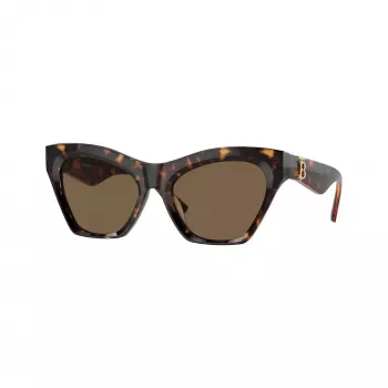 Burberry BE4420U300273 Γυναικεία Γυαλιά Ηλίου, Τετράγωνα, Σκελετός Dark Havana, Καφέ Gradient Φακοί, 55mm