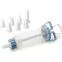 IBILI 104629 Σετ Κορνέ Ζαχαροπλαστικής, 18 cm, 6 Μύτες Ανοξείδωτου Χάλυβα, Λευκό