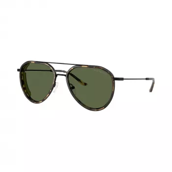 Emporio Armani Ανδρικά Γυαλιά Ηλίου Ορθογώνια EA2163-300171 Μαύρο/Γκρι 56mm