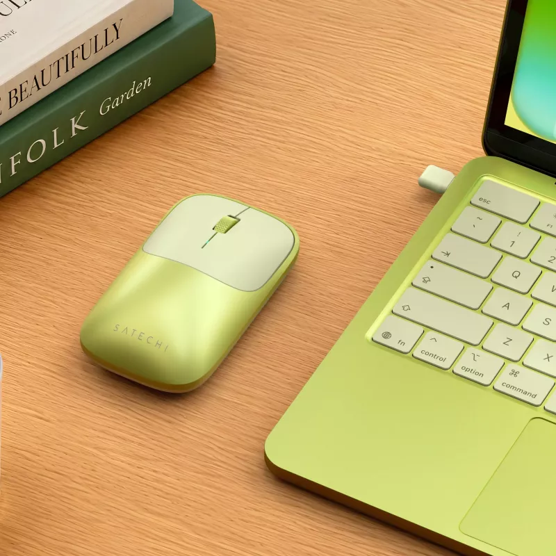 Satechi Slim EX Mouse – Ασύρματο Ποντίκι για δύο συσκευές (Citrus)