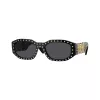 Versace Unisex VE4361 Γυαλιά Ηλίου – Μαύρο Σκελετό, Γκρι Φακούς, 53/18/140 mm VE4361-539787