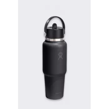 Hydro Flask 32 Oz Wide Flex Straw Travel Bottle (946 ml) – Μαύρο