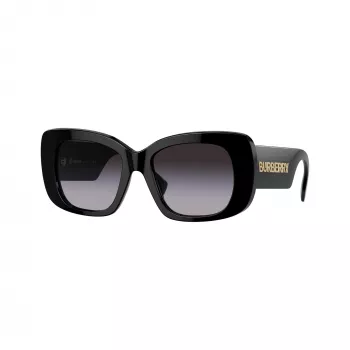 Burberry BE4410-30018G Γυναικεία Γυαλιά Ηλίου – Μαύρο Πλαίσιο, Γκρι Gradient Φακοί, 52mm