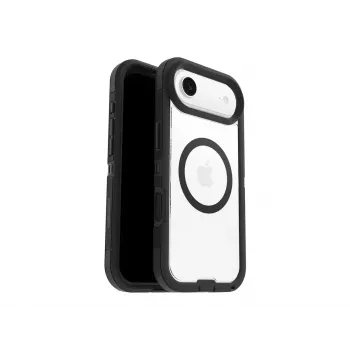 OtterBox Defender Series Pro XT Πίσω Κάλυμμα για Apple iPhone Air - Συμβατό με MagSafe, Dark Side (Διάφανο/Μαύρο) 77-98498