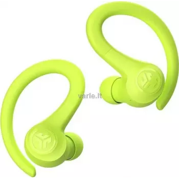 JLab GO Air Sport Ασύρματα ακουστικά True Wireless με άγκιστρα αυτιών, Bluetooth 5.1, IP55 ανθεκτικά στον ιδρώτα, μπαταρία 32 ωρών, Κίτρινο IEUEBGAIRSPRTRYEL124