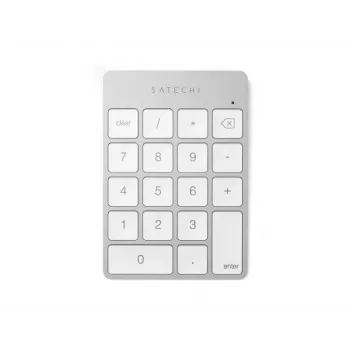 Satechi Slim Wireless Keypad – Ασύρματο αριθμητικό πληκτρολόγιο Bluetooth, Ασημί