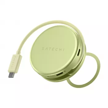 Satechi OntheGo 5-in-1 Multiport Adapter - USB-C Hub με 4K HDMI, USB-C 5Gbps, USB-A 5Gbps, αναγνώστη καρτών SD, 60W PD Pass-through (Citrus)