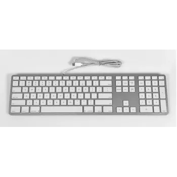 Matias Ενσύρματο πληκτρολόγιο USB-C για Mac – Ασημί – Έκδοση Η.Π.Α. (FK316CS)