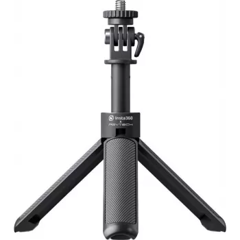 Insta360 Mini 2-in-1 Τρίποδο Selfie-Stick για Action Κάμερες, βίδα 1/4 ίντσας, κράμα αλουμινίου, Μαύρο CINSAAVB