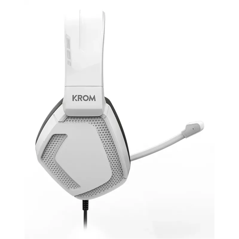 KROM KOPA PRO Ενσύρματα gaming ακουστικά Λευκό NXKROMKOPAPROWH