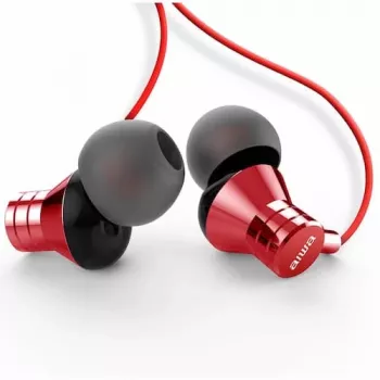 AIWA ESTM-50RD In-Ear Στερεοφωνικό Headset με Μικρόφωνο, Κόκκινο