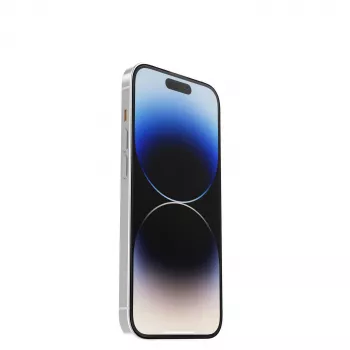 OtterBox Trusted Glass Μεμβράνη Προστασίας Οθόνης για Apple iPhone 14 Pro Max – σκληρυμένο γυαλί, καθαρή, σκληρότητα 9H, αντιμικροβιακή, ελαιοφοβική, εύκολη εγκατάσταση με Screen Machine 77-88923