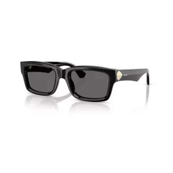 Burberry BE4443-300187 Γυναικεία γυαλιά ηλίου, μαύρο σκελετό, γκρι φακοί, 55/20/145 mm