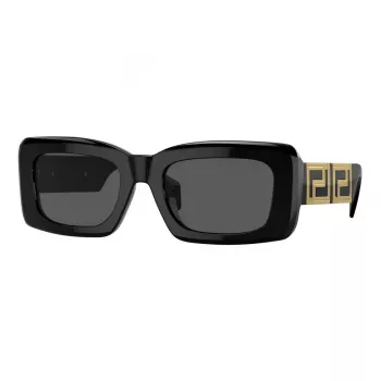 Versace VE4444UGB187 γυναικείο Cat-Eye γυαλιά ηλίου, μαύρο σκελετός, γκρι gradient φακοί, 54mm