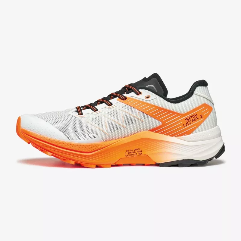 Scarpa Spin Ultra 2 παπούτσια trail running - Ice Orange/Fluo Yellow - EU 46